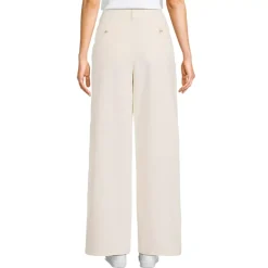 Women's Stretch Canvas High Rise Wide Leg Pants