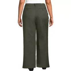 Women's Stretch Canvas High Rise Wide Leg Pants