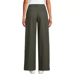 Women's Stretch Canvas High Rise Wide Leg Pants