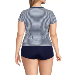 Women's SunShade UPF 50 Cap Sleeve Fitted with Built in Bra Rash Guard