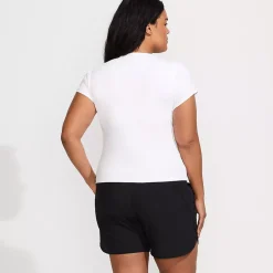 Women's SunShade UPF 50 Cap Sleeve Fitted with Built in Bra Rash Guard