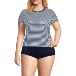 Women's SunShade UPF 50 Cap Sleeve Fitted with Built in Bra Rash Guard