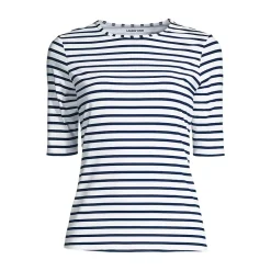 Women's SunShade UPF 50 Elbow Sleeve Rash Guard Swim Tee