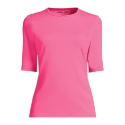 Women's SunShade UPF 50 Elbow Sleeve Rash Guard Swim Tee