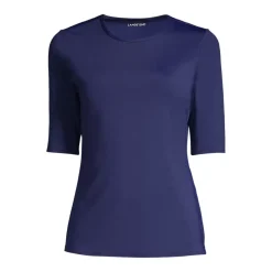 Women's SunShade UPF 50 Elbow Sleeve Rash Guard Swim Tee