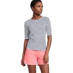 Women's SunShade UPF 50 Elbow Sleeve Rash Guard Swim Tee