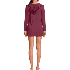 Women's SunShade UPF 50 Hooded Mini Swim Swim Cover-Up Dress