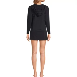 Women's SunShade UPF 50 Hooded Mini Swim Swim Cover-Up Dress