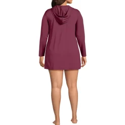 Women's SunShade UPF 50 Hooded Mini Swim Swim Cover-Up Dress