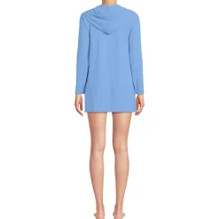 Women's SunShade UPF 50 Hooded Mini Swim Swim Cover-Up Dress