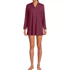 Women's SunShade UPF 50 Hooded Mini Swim Swim Cover-Up Dress