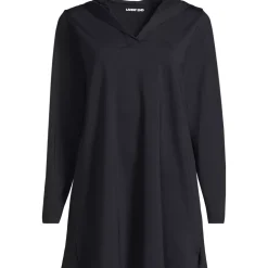 Women's SunShade UPF 50 Hooded Mini Swim Swim Cover-Up Dress