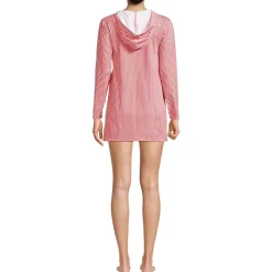 Women's SunShade UPF 50 Hooded Mini Swim Swim Cover-Up Dress