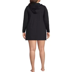 Women's SunShade UPF 50 Hooded Mini Swim Swim Cover-Up Dress