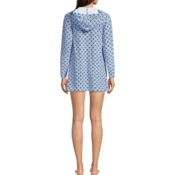 Women's SunShade UPF 50 Hooded Mini Swim Swim Cover-Up Dress