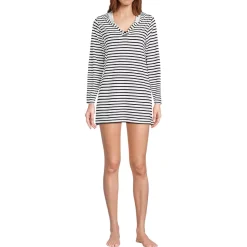 Women's SunShade UPF 50 Hooded Mini Swim Swim Cover-Up Dress