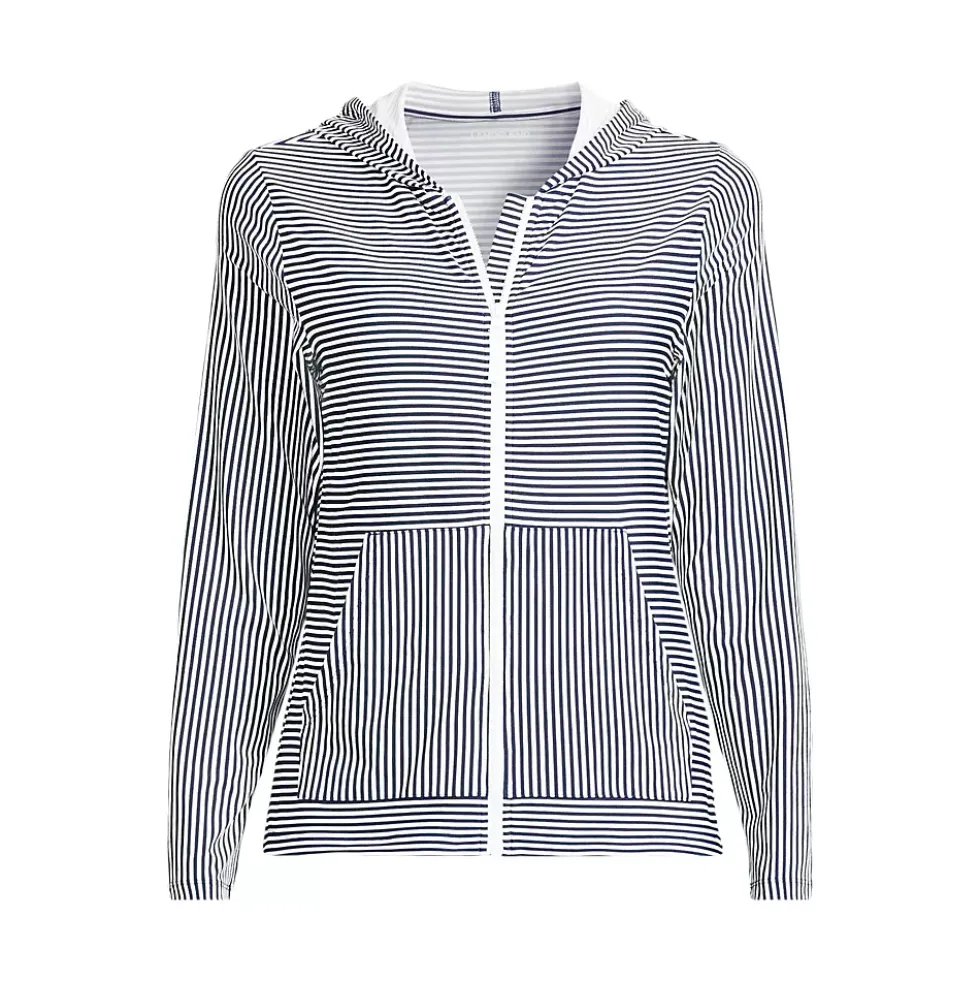 Women's SunShade UPF 50 Hooded Zip Front Rash Guard