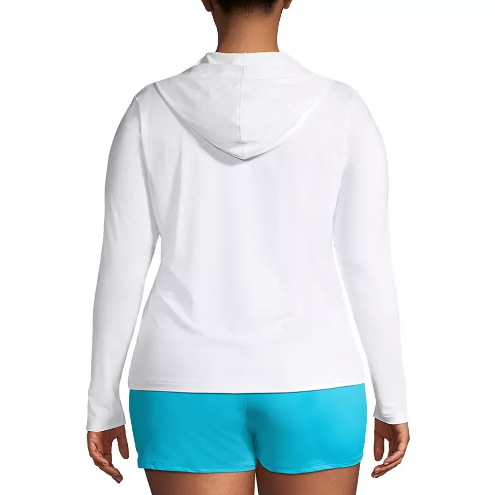 Women's SunShade UPF 50 Hooded Zip Front Rash Guard