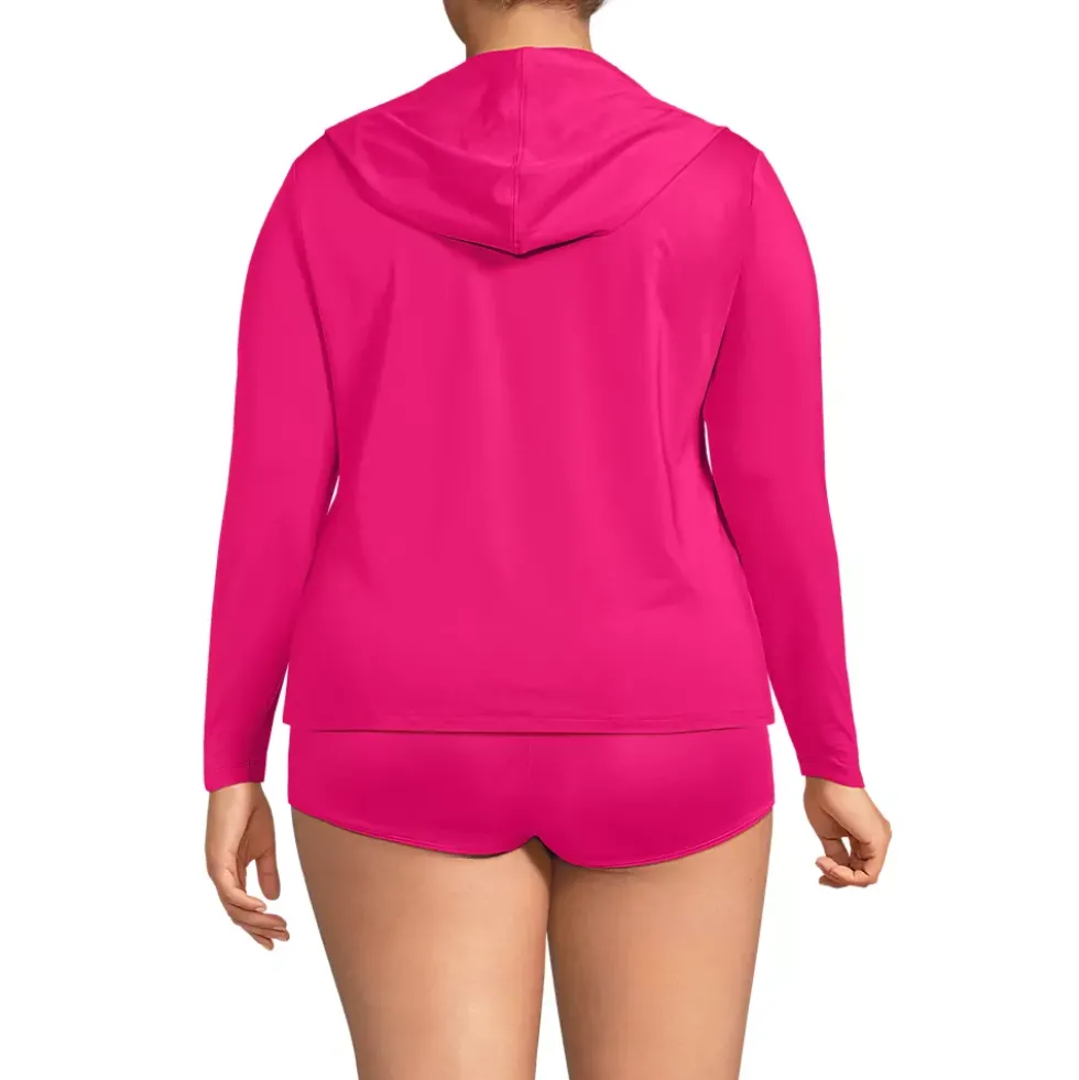 Women's SunShade UPF 50 Hooded Zip Front Rash Guard
