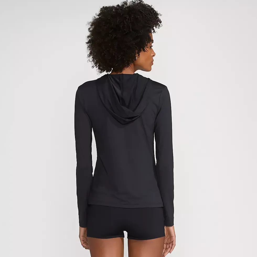 Women's SunShade UPF 50 Hooded Zip Front Rash Guard