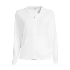 Women's SunShade UPF 50 Hooded Zip Front Rash Guard