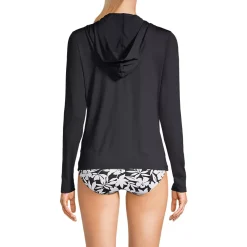 Women's SunShade UPF 50 Hooded Zip Front Rash Guard