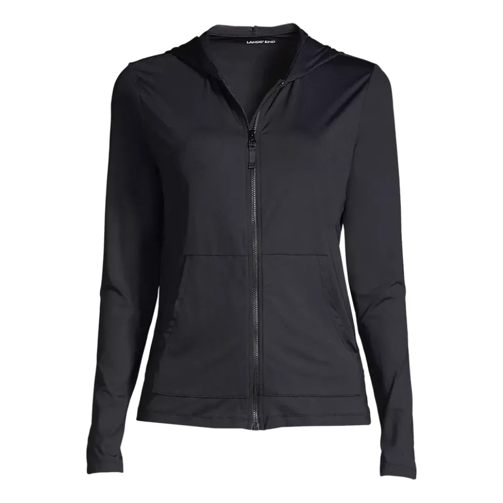 Women's SunShade UPF 50 Hooded Zip Front Rash Guard