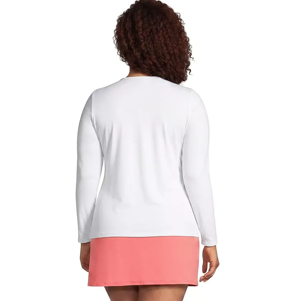 Women's SunShade UPF 50 Long Sleeve Rash Guard Swim Tee