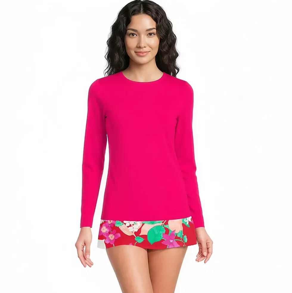 Women's SunShade UPF 50 Long Sleeve Rash Guard Swim Tee