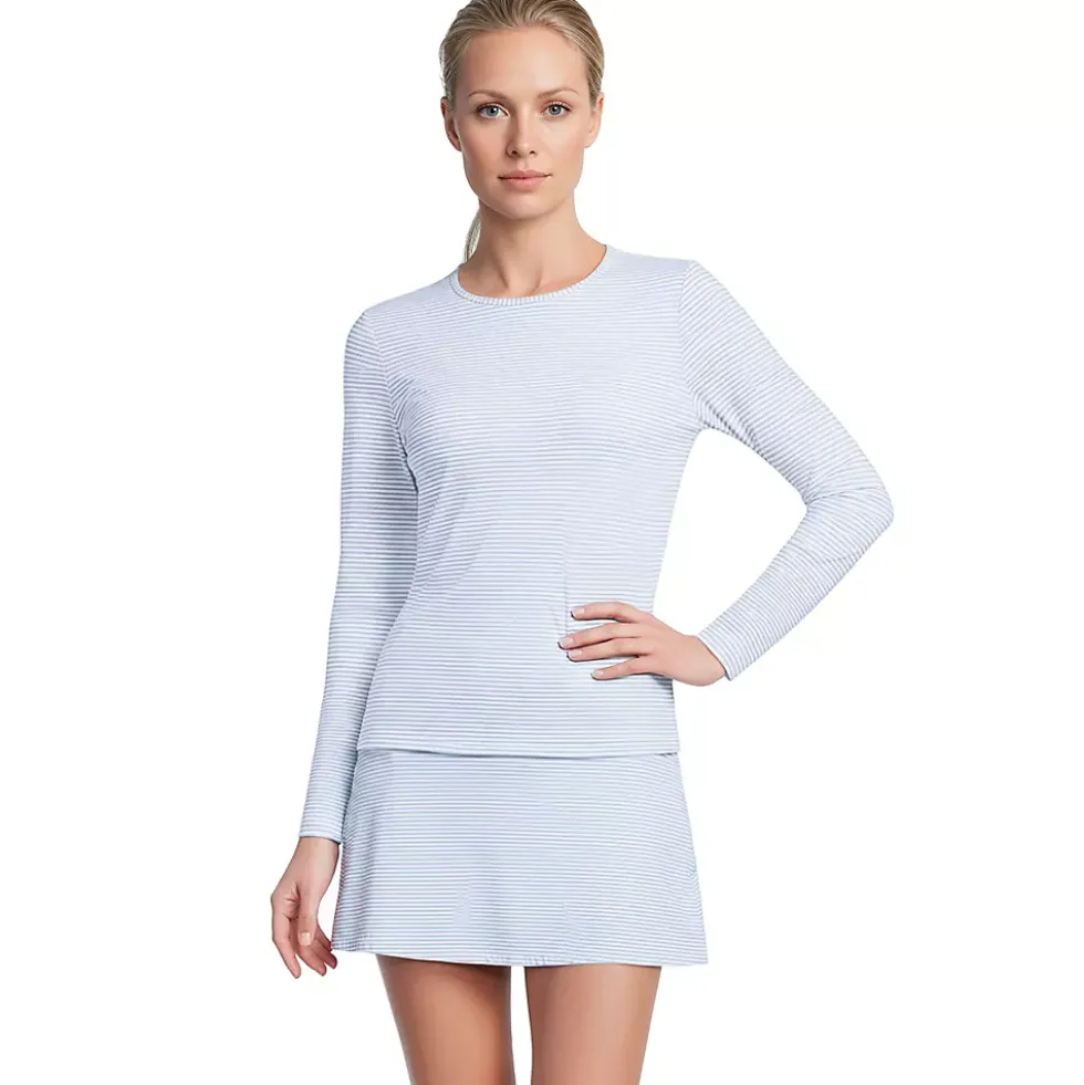 Women's SunShade UPF 50 Long Sleeve Rash Guard Swim Tee