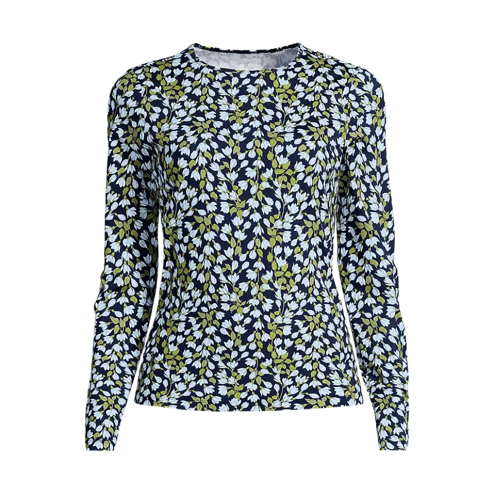 Women's SunShade UPF 50 Long Sleeve Rash Guard Swim Tee
