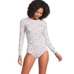 Women's SunShade UPF 50 Long Sleeve Rash Guard Swim Tee