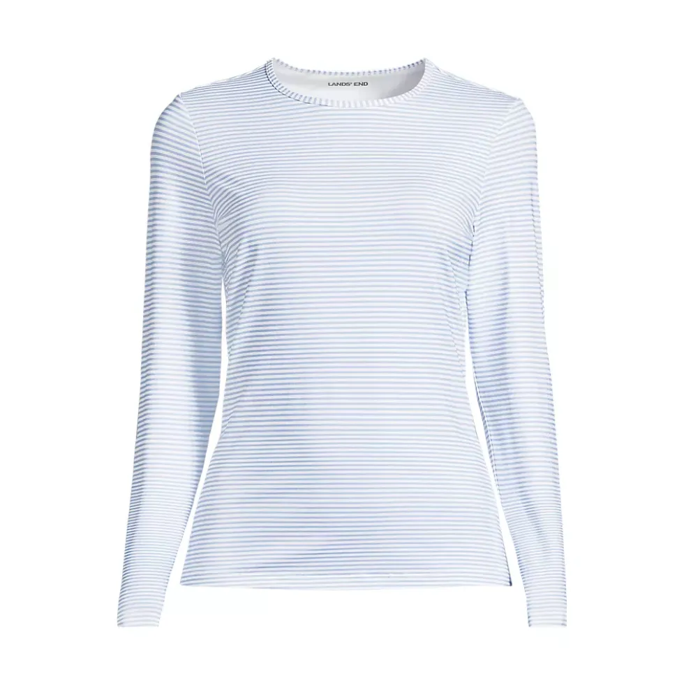 Women's SunShade UPF 50 Long Sleeve Rash Guard Swim Tee