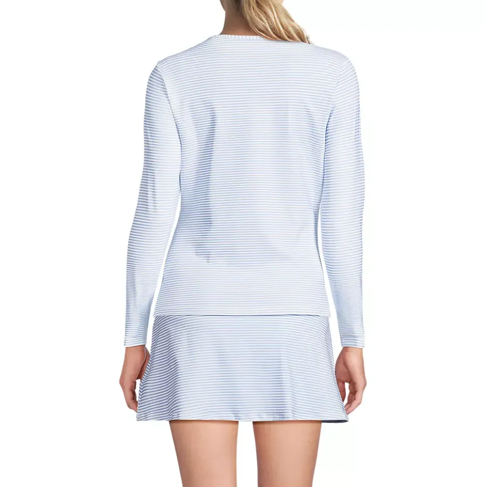 Women's SunShade UPF 50 Long Sleeve Rash Guard Swim Tee
