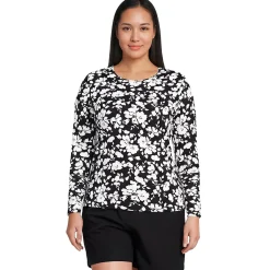Women's SunShade UPF 50 Long Sleeve Rash Guard Swim Tee