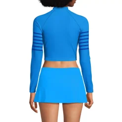 Women's SunShade UPF 50 Long Sleeve Cropped Rash Guard