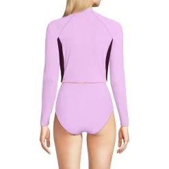 Women's SunShade UPF 50 Long Sleeve Cropped Rash Guard