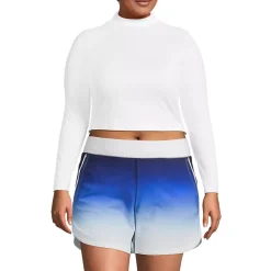 Women's SunShade UPF 50 Long Sleeve Cropped Rash Guard