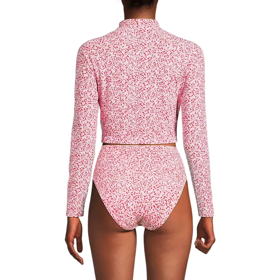 Women's SunShade UPF 50 Long Sleeve Cropped Rash Guard