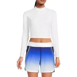 Women's SunShade UPF 50 Long Sleeve Cropped Rash Guard