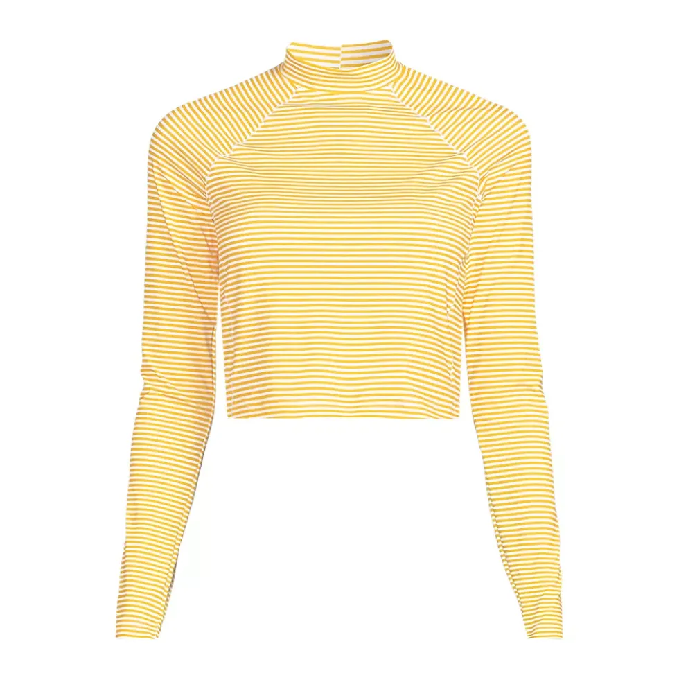 Women's SunShade UPF 50 Long Sleeve Cropped Rash Guard