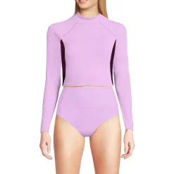 Women's SunShade UPF 50 Long Sleeve Cropped Rash Guard
