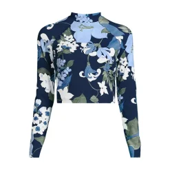 Women's SunShade UPF 50 Long Sleeve Cropped Rash Guard
