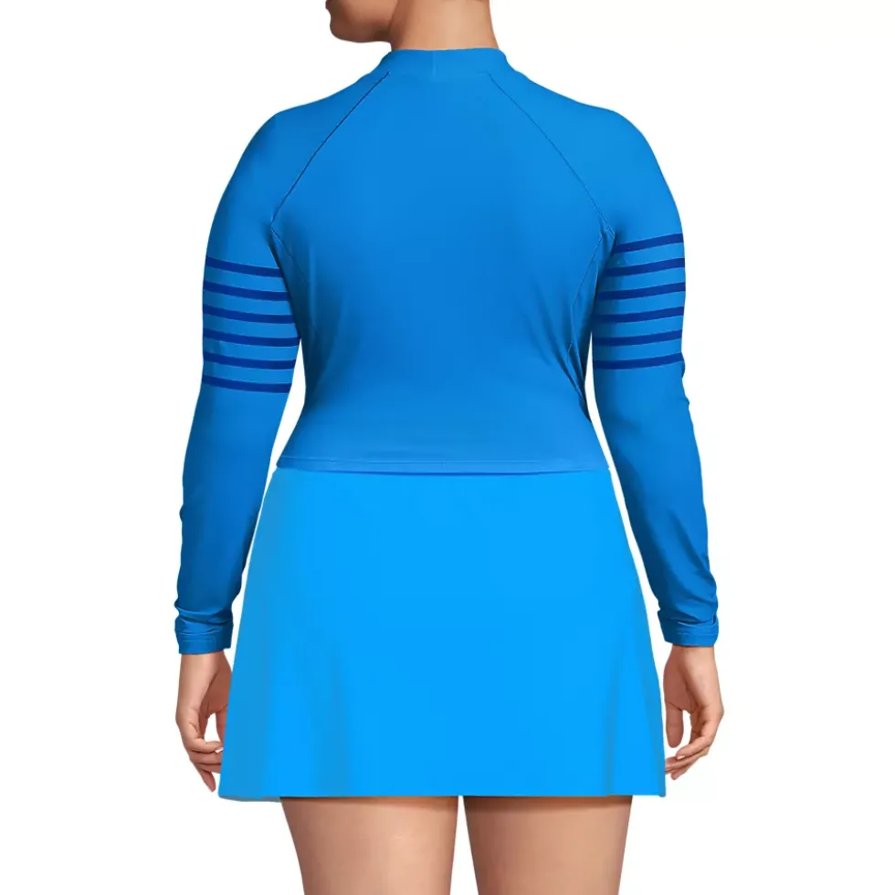 Women's SunShade UPF 50 Long Sleeve Cropped Rash Guard