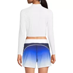 Women's SunShade UPF 50 Long Sleeve Cropped Rash Guard