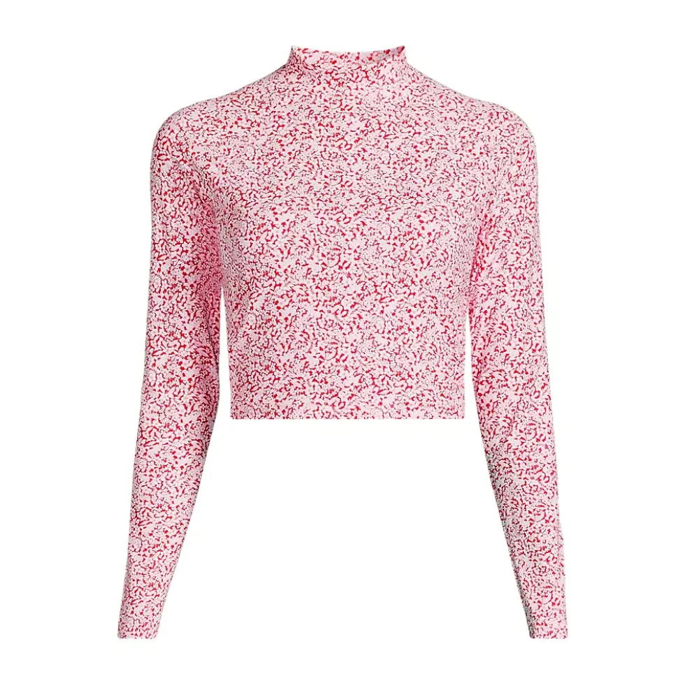 Women's SunShade UPF 50 Long Sleeve Cropped Rash Guard