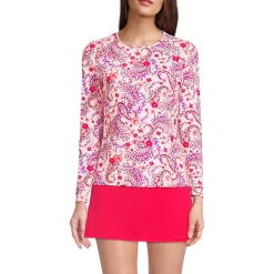 Women's SunShade UPF 50 Long Sleeve Rash Guard Swim Tee
