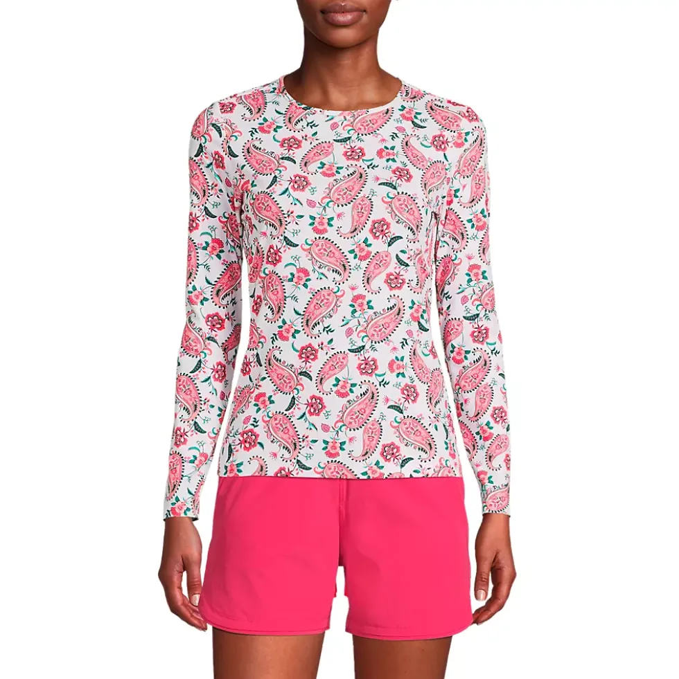 Women's SunShade UPF 50 Long Sleeve Rash Guard Swim Tee