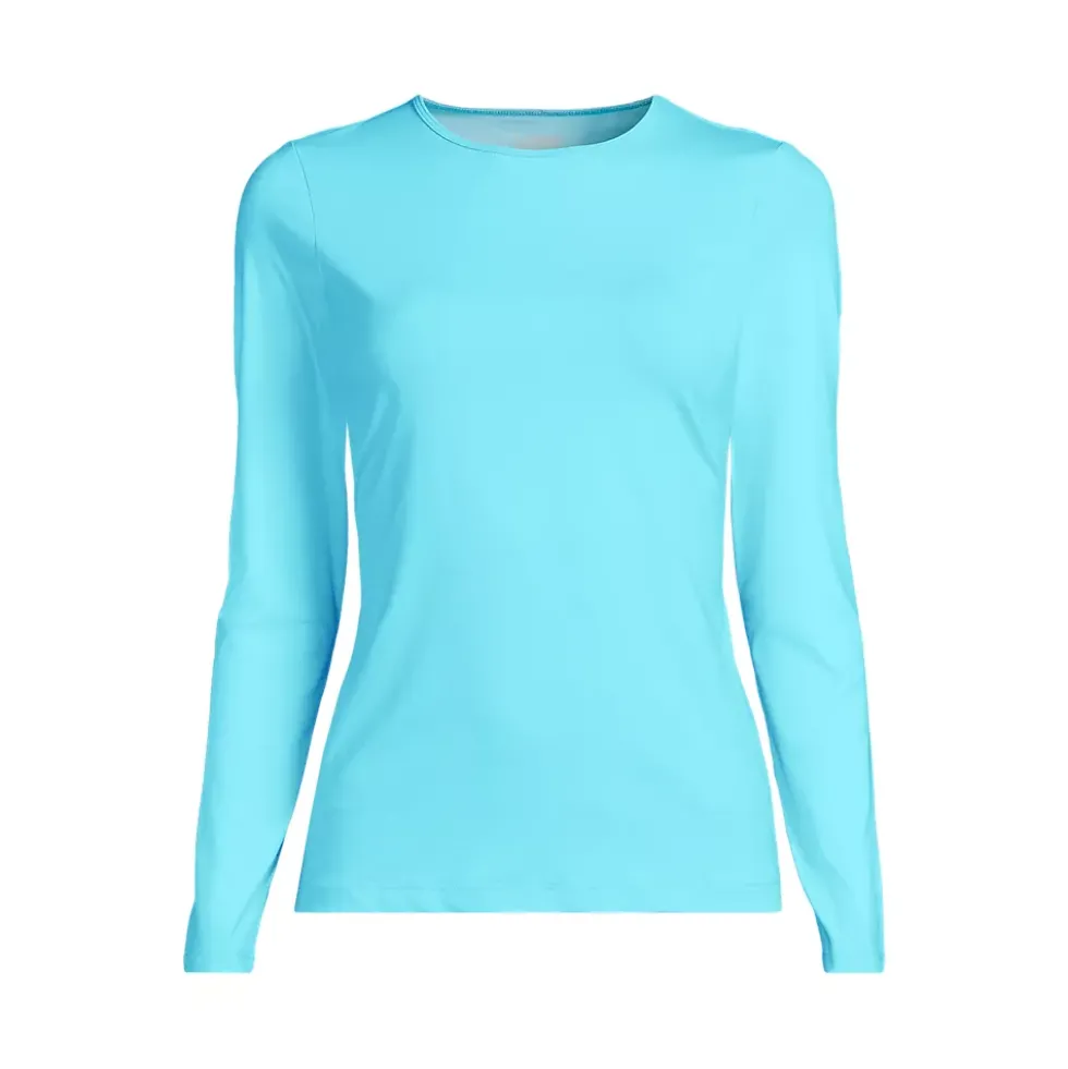 Women's SunShade UPF 50 Long Sleeve Rash Guard Swim Tee