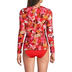 Women's SunShade UPF 50 Long Sleeve Rash Guard Swim Tee